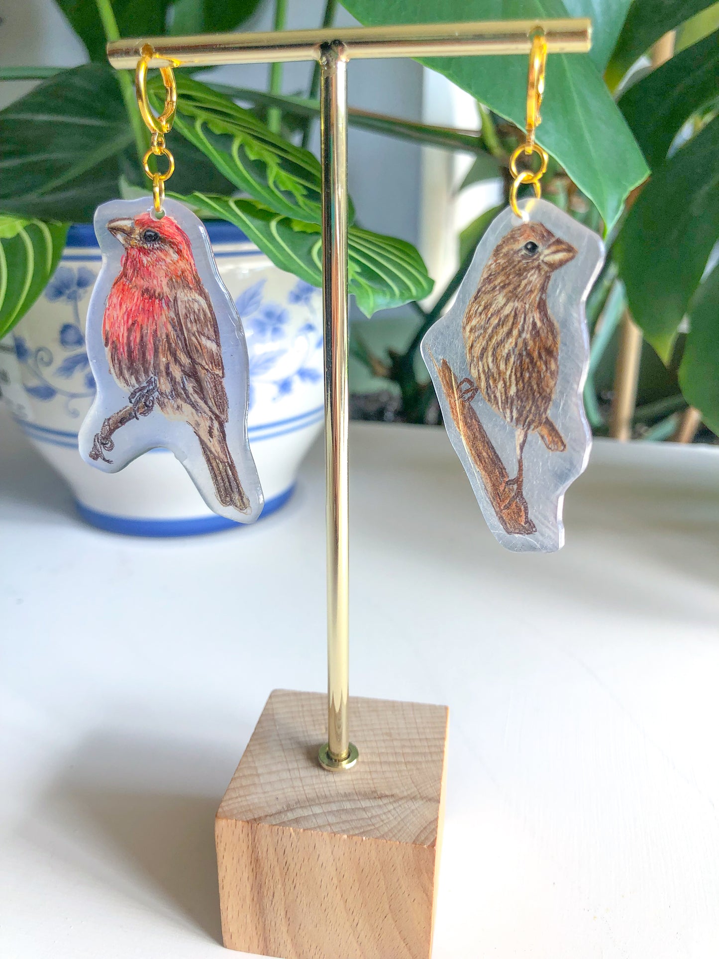 Housefinch Earrings