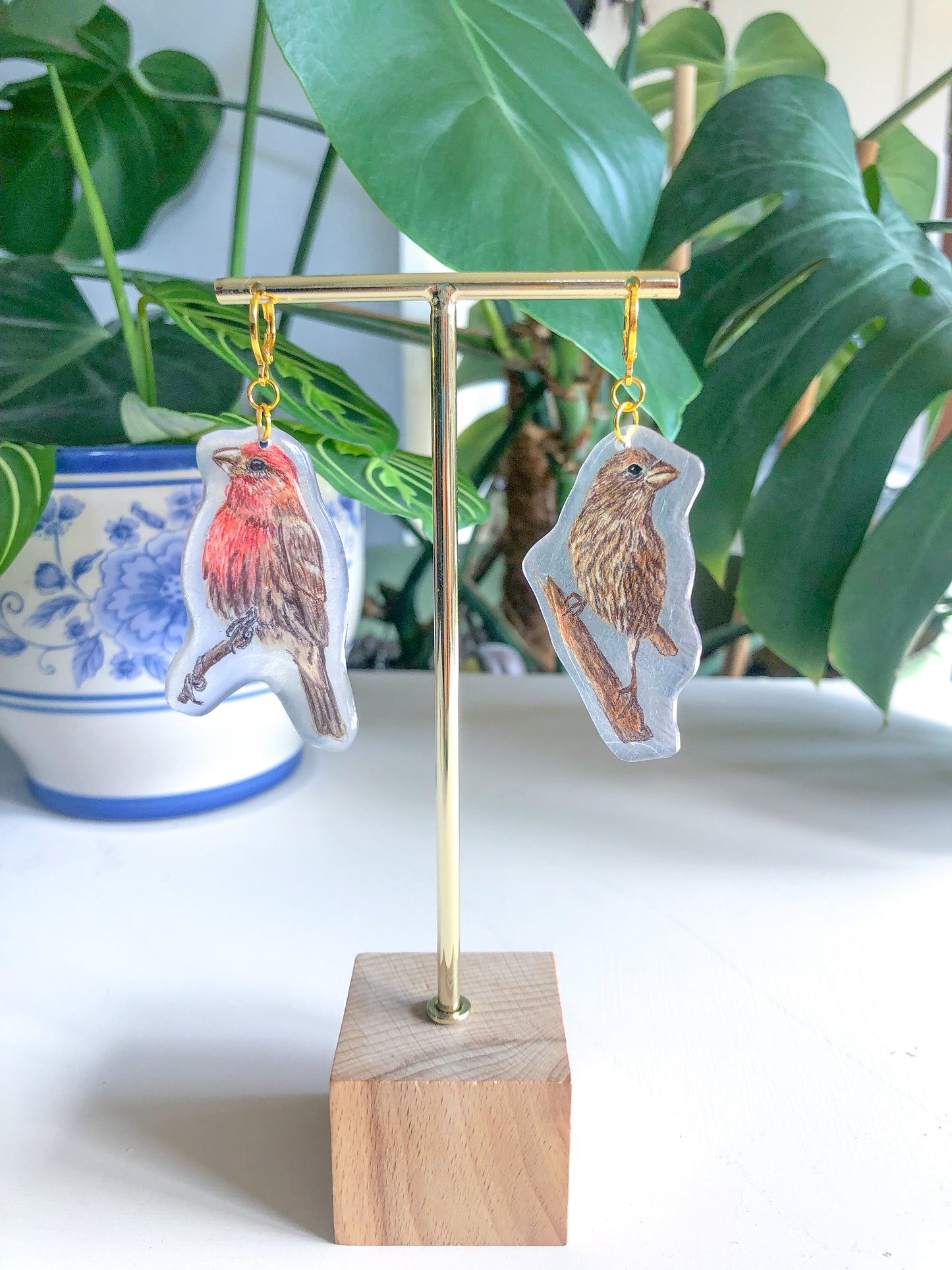 Housefinch Earrings