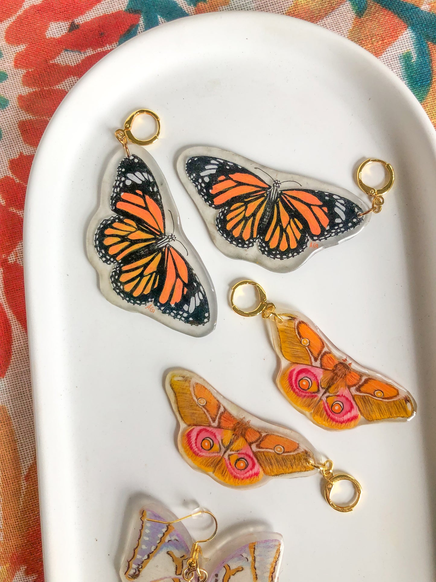 Monarch Butterfly Earrings