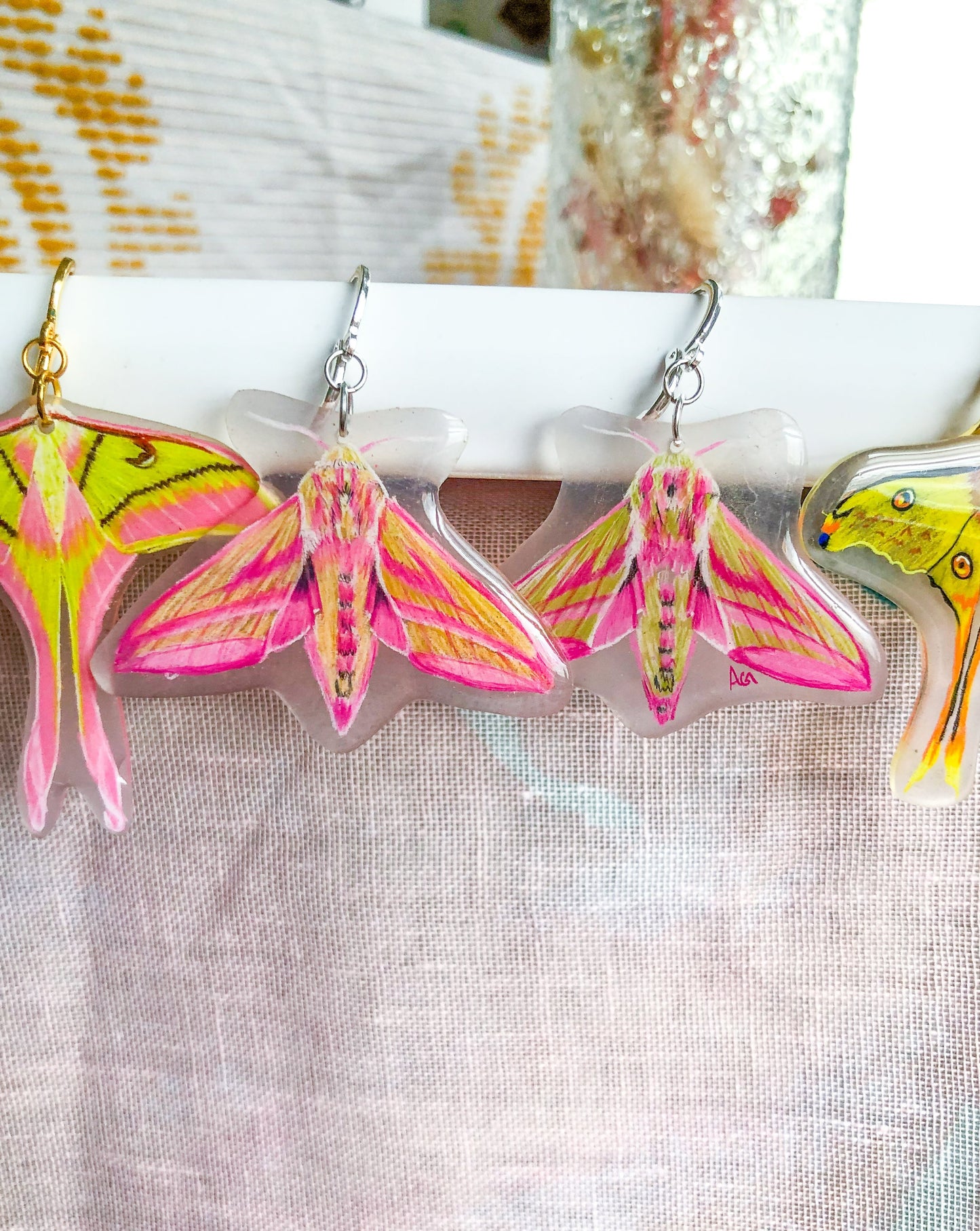 Hawk Moth Earrings