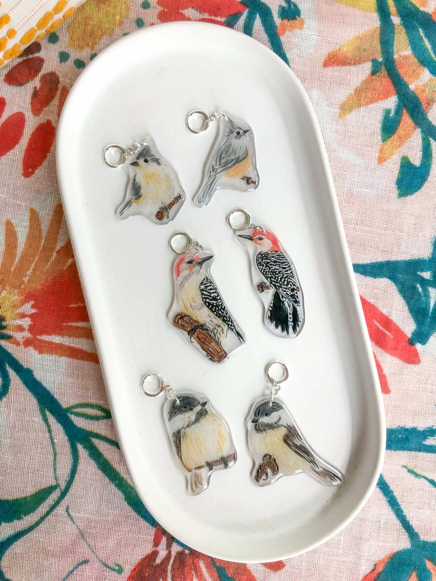 Black Capped Chickadee Earrings